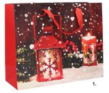 Vianočná darčeková taška 23x18x10cm