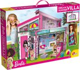 Lisciani Barbie letná vila (z tvrdého papiera) s bábikou