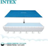 Intex 28017 solárna plachta na bazén Ultra Frame 732x366cm