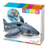 Intex 57525 Nafukovací biely žralok 173x107cm