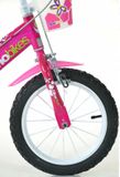 DINO Detský bicykel 16&quot;-ružový 2017