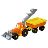 Traktor do piesku s vlečkou-nakladač, bager 58cm