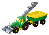 Traktor do piesku s vlečkou-nakladač, bager 58cm