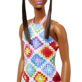Mattel Barbie bábika v háčkovaných šatách