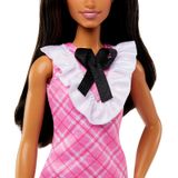 Mattel Barbie bábika v kockovaných šatách