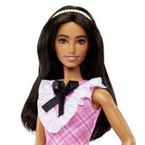 Mattel Barbie bábika v kockovaných šatách