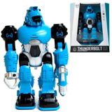 Robot Thunderbolt modrý s efektami 25cm