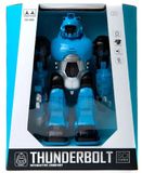 Robot Thunderbolt modrý s efektami 25cm