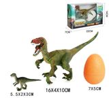Dinosaurus s vajíčkom Velociraptor 2v1