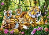 Trefl Puzzle 500 Tigria rodina