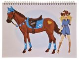Szeretem a lovakat-matricás kifestő (Maďarská verzia)