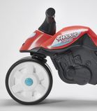 FALK Baby Moto Street Champion s tichými gumenými kolieskami - červené