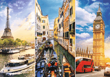 Trefl Puzzle 4000 Výlet okolo Európy