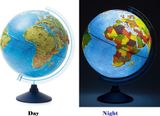 Alaysky&#039;s 25 cm RELIEF Cable - Free Globe Physical / Political with Led SK