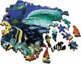 Trefl Drevené puzzle 501 - Morský život