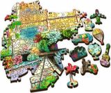 Trefl Drevené puzzle 501 - Dom na pláži