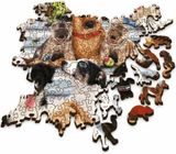 Trefl Drevené puzzle 1000 - Psie priateľstvo