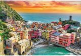 Trefl Prime puzzle 1500 UFT - Romantický západ slnka: Vernazza, Ligurie, Taliansko