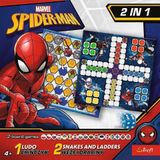 Hra 2v1 - Človeče, nehnevaj sa! + Hady a rebríky - Spiderman