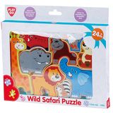 Puzzle Safari zvieratká 24x18cm