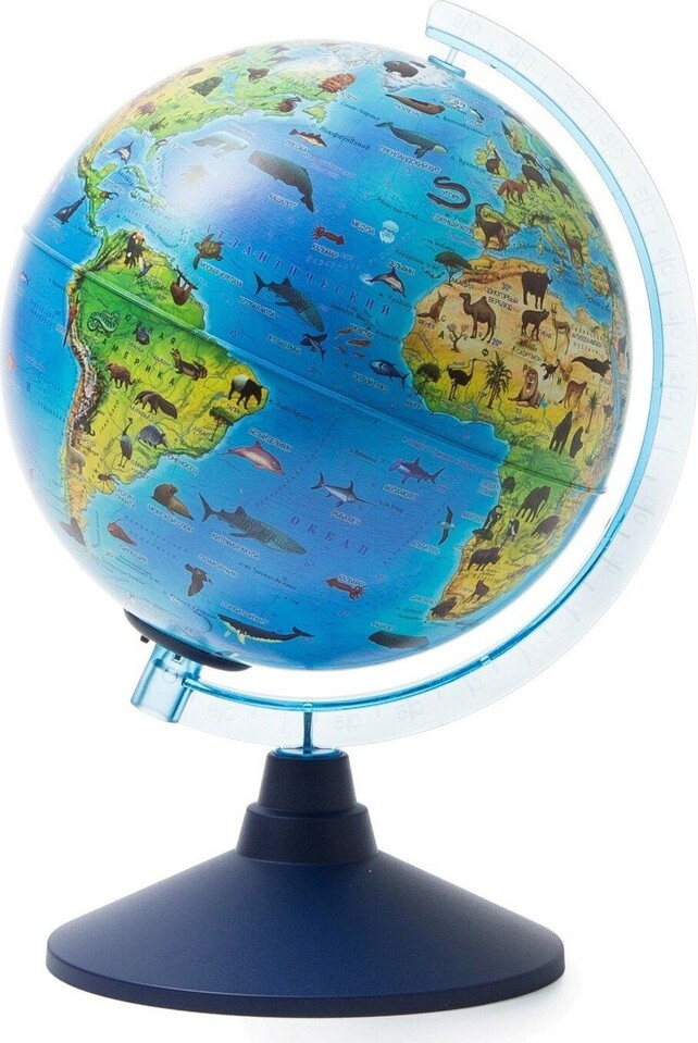 Alaysky's 25 cm ZOO Cable - Free Globe for kids with Led EN