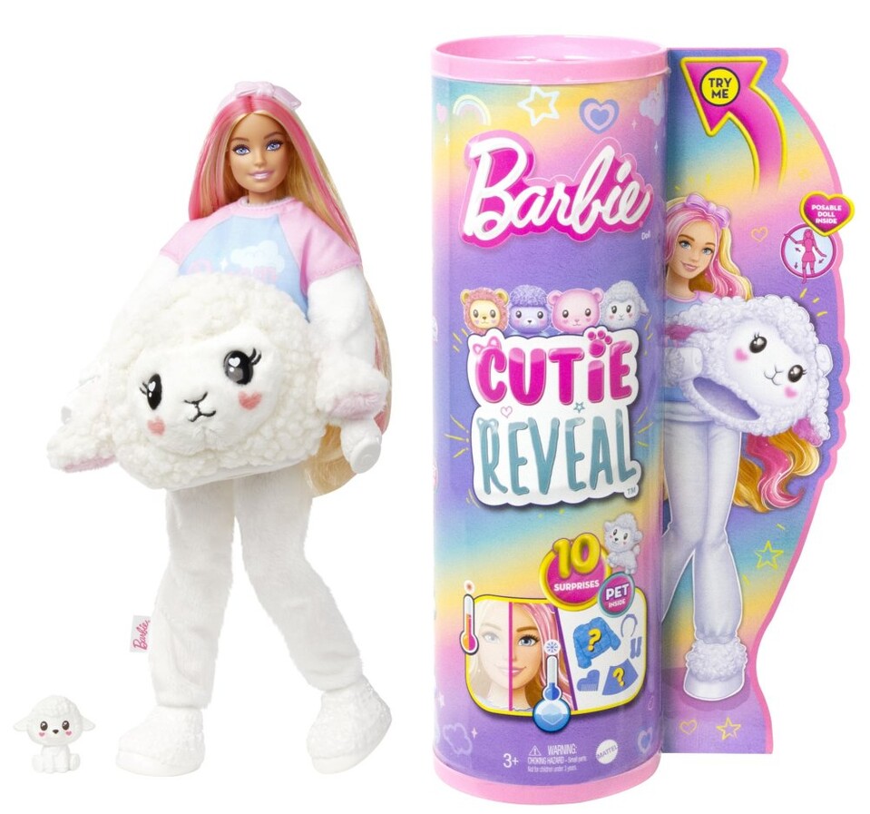 Mattel Barbie Cutie Reveal pastelová edícia ovečka