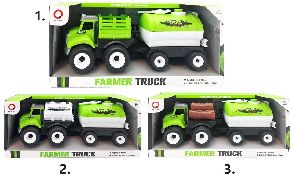 Auto farmárske Farmer Truck 3druhy - náhodné