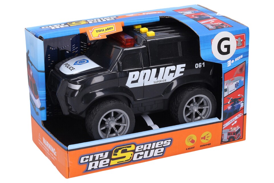 Auto polícia s efektmi 18cm