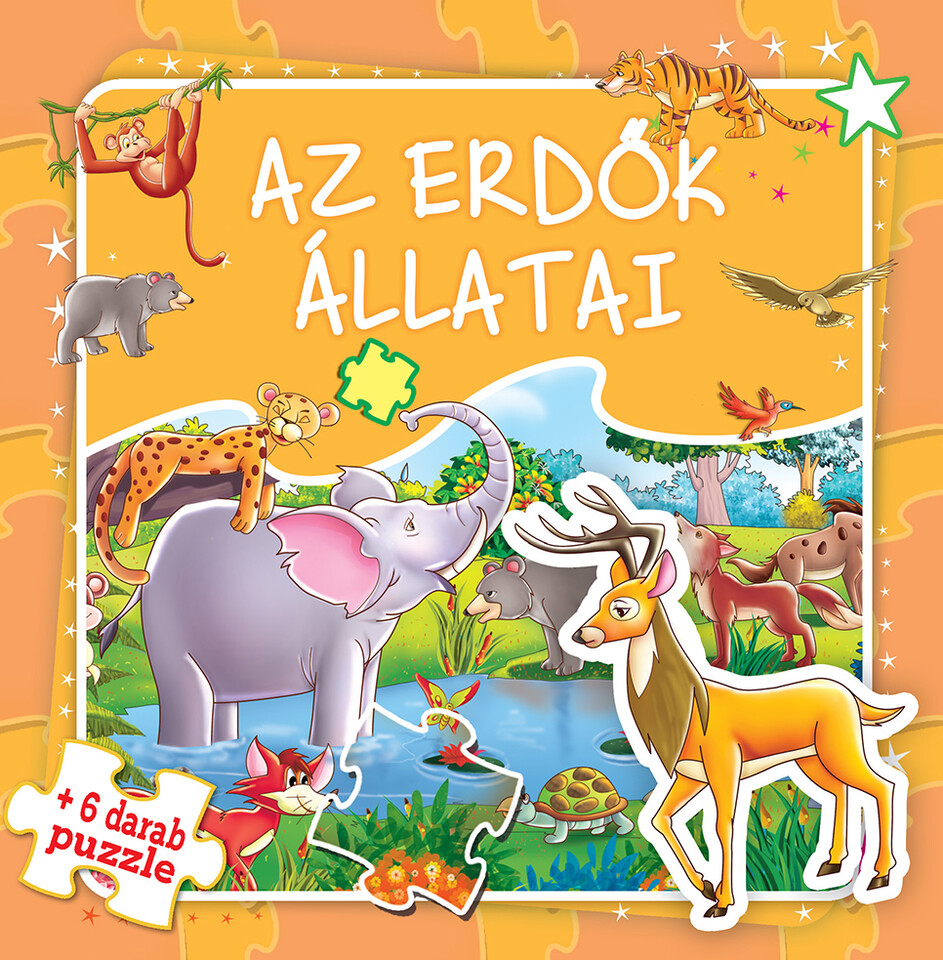 Az erdő állatai+6puzzle (Maďarská verzia)