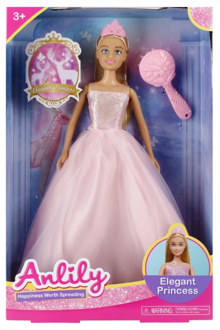 Bábika Anlily v ružových šatách 29cm