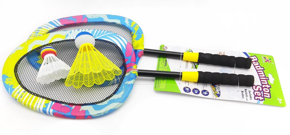 Farebný plážový badminton set 56cm
