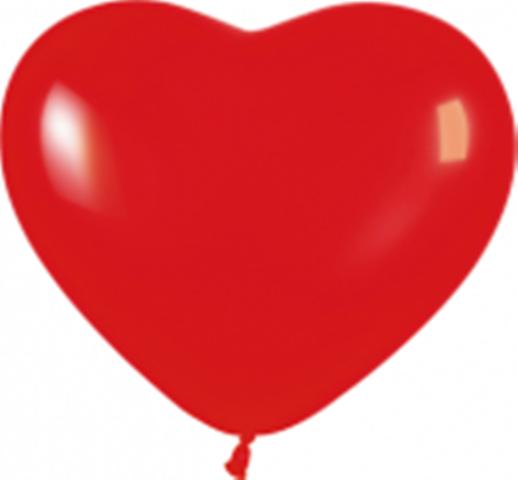 Balón - Srdce Grd12 - červená