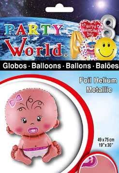 Balón fóliový Dievčatko 49cm