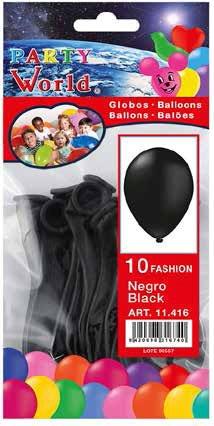 Balóny Čierne 10ks