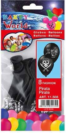 Balóny piráti 8ks