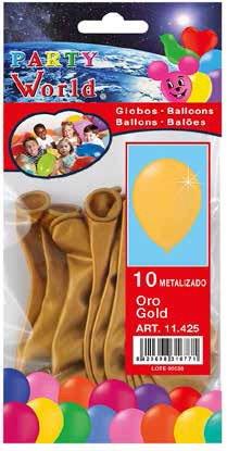 Balóny zlaté 10ks