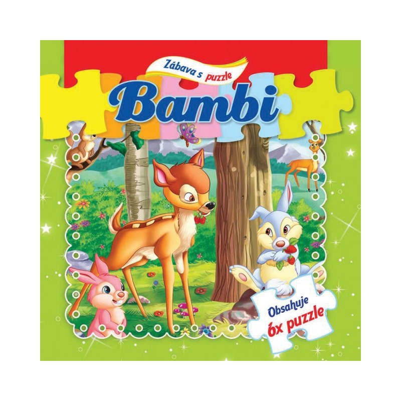 Bambi zábava s puzzle knižka