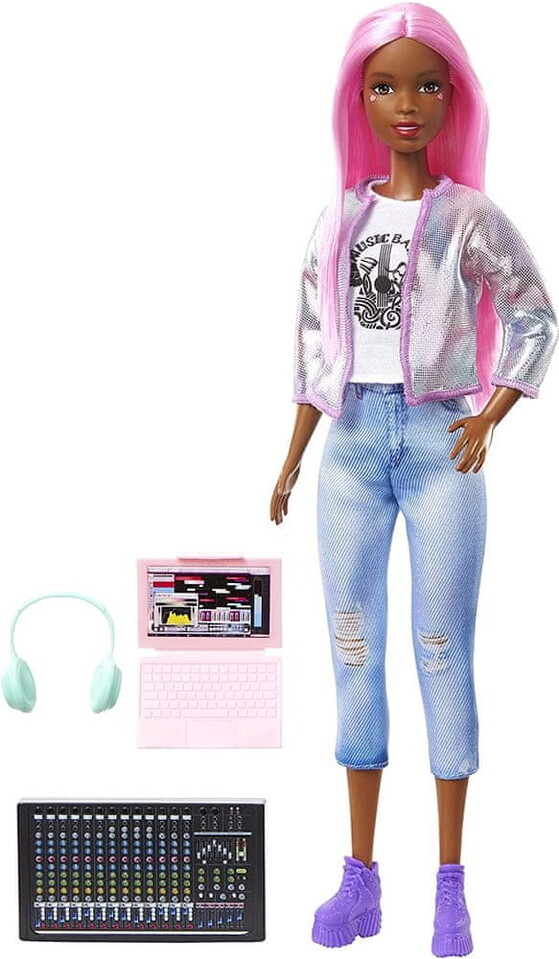 Mattel Barbie Hudobná producentka - Bledomodré