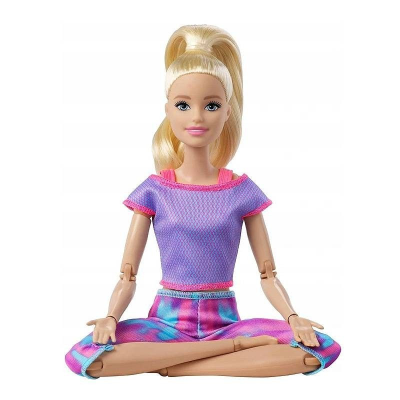 E-shop Mattel Barbie Joga fialové oblečenie