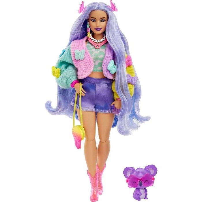 Mattel Barbie Extra Levandulové vlasy