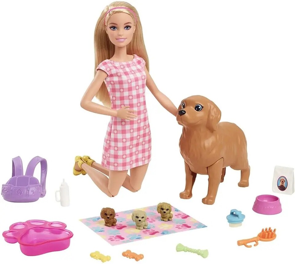 Mattel Barbie Novonarodené šteniatka