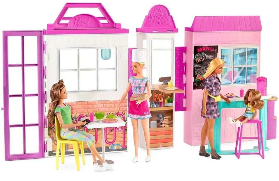 Mattel Barbie Reštaurácia s bábikou Herný set