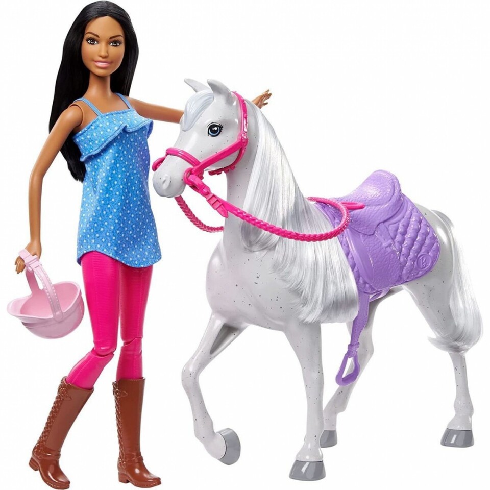Mattel Barbie bábika s koníkom