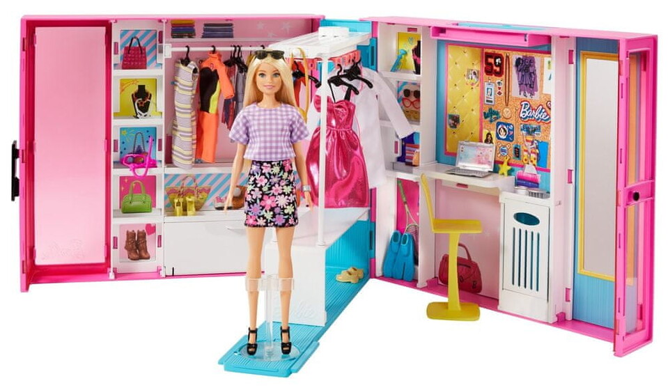 Mattel Barbie šatník snov