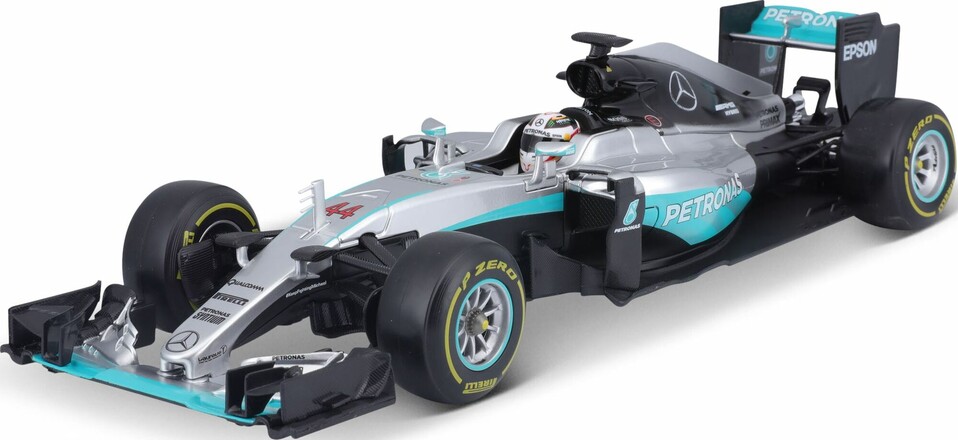Bburago 1:18 Race F1 Mercedes AMG Petronas W07 hybrid 2016 (44 Lewis Hamilton)