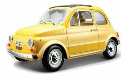 Bburago 1:24 Fiat 500 F 1965 Yellow