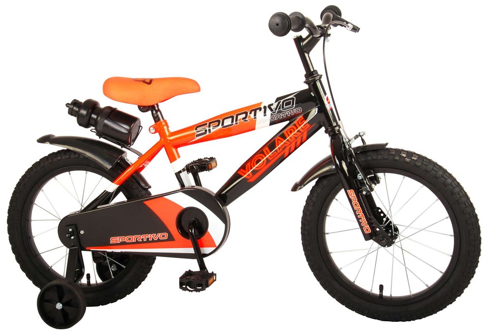 Bicykel Sportivo 16" oranžovo-čierny