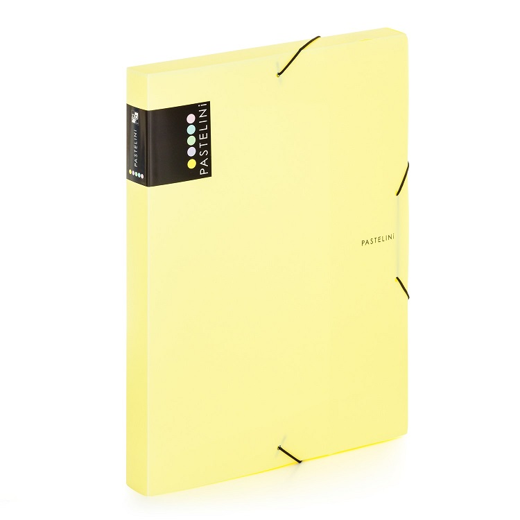 Pastelini Box na spisy A4 žltý