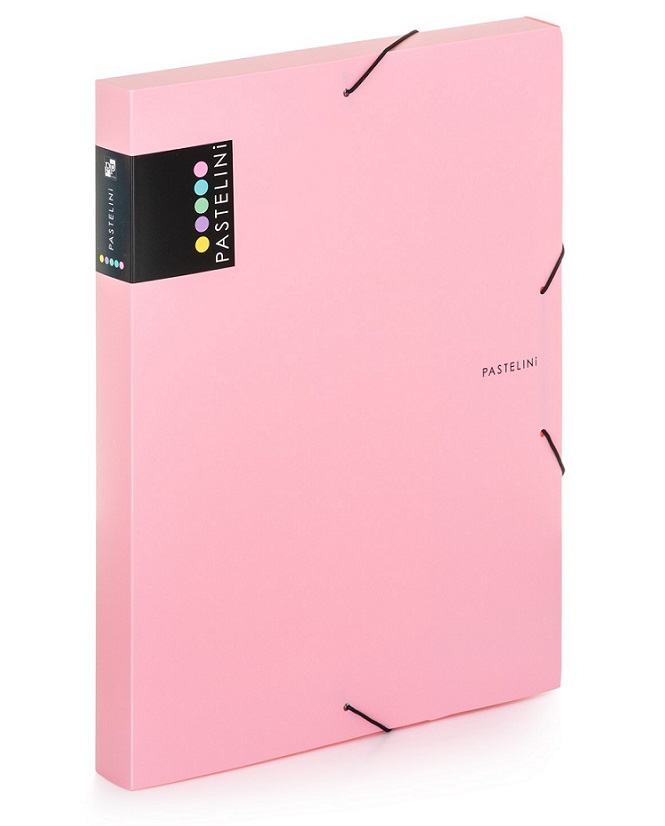 Pastelini Box na spisy A4 ružový