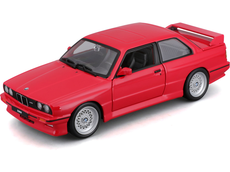 Bburago 1:24 BMW 3 Series M3 červené rok 1988
